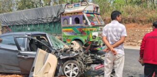 कार र ट्रक ठोक्किदा नवलपुरमा एकको मृत्यु