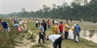 नारायणी नदी र मध्यवर्ती क्षेत्रलाई प्लास्टिकमुक्त बनाउने अभियान सुरु (भिडियोसहित)