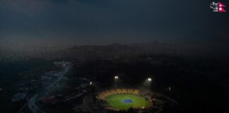 नेपालले पहिलो पटक आफ्नै मैदानको फ्लडलाइटमा अन्तर्राष्ट्रिय प्रतियोगिता खेल्दै