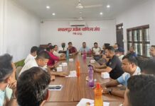 बाटो अतिक्रमण गरी निर्माण गरीएका संरचना हटाउन नवलपुरका उद्योगी व्यवशायीको माग