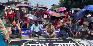 भूमिहिन सुकुम्वासीको कावासोतीमा विशाल प्रदर्शन (भिडियोसहित)