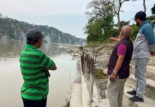 यसरी हुँदैछ नारायणीमा तटबन्ध निर्माणको काम