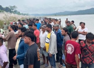 मध्यविन्दुका १२ जनाको कुशको शव बनाइ सामुहिक अन्त्येष्टि