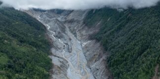 भोटेकोसीको सिरानमा बनेको ताल रित्तियो, सिन्ह्वाले सार्वजनिक गर्यो तस्बिर