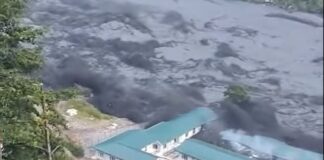गोरखा बाढीले बूढीगण्डकी आयोजनाको क्याम्प, स्कूल र ४० घर बगायो (भिडियोसहित)